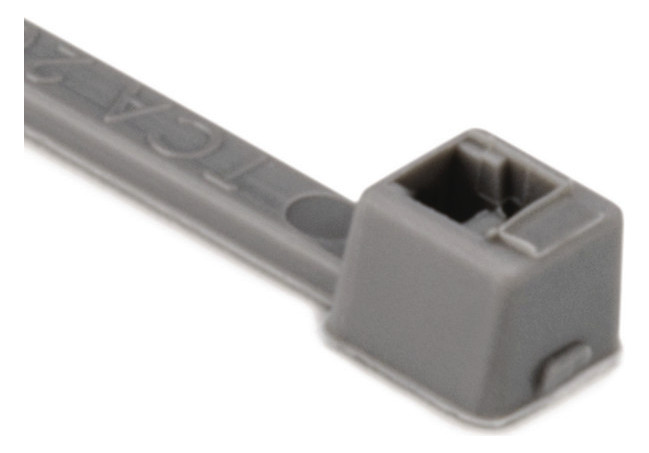 100St. Hellermann Tyton 116-01818 Kabelbinder 100x2,5 T18R Grau 100 ST ME T18R-PA66-GY (100)