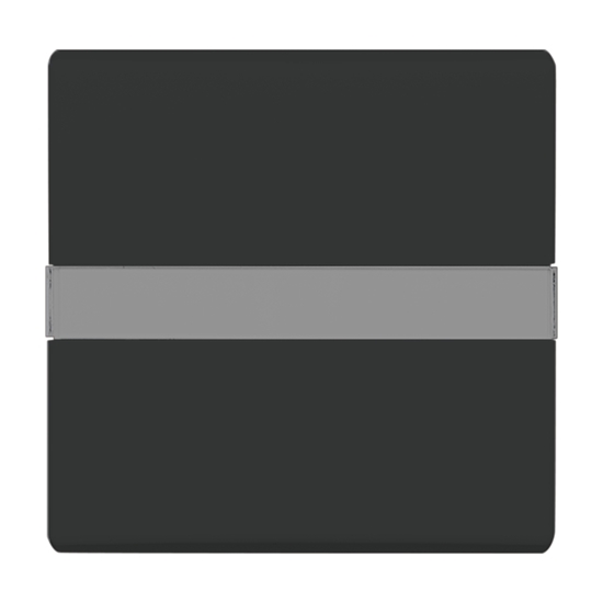 1St. Busch-Jaeger 2106 N-35 Wippe, mit Beschriftungsfeld Allwetter 44 (IP 44) anthrazit