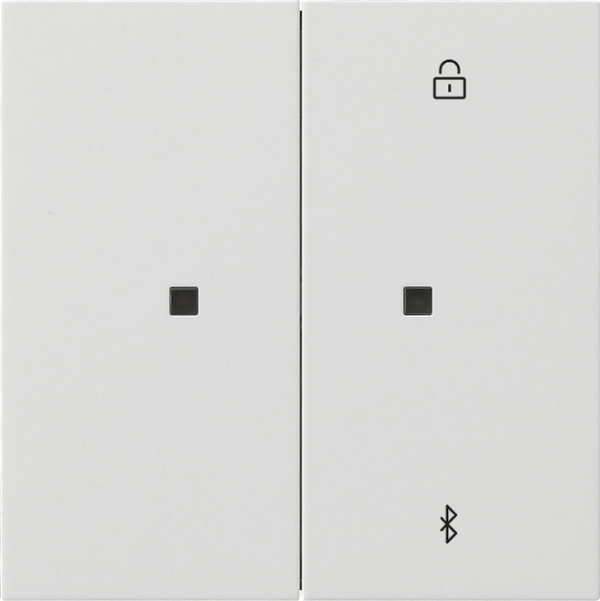 1St. Gira 5381112 S3000 System 3000 Jalousie- und Schaltuhr BT, Reinweiß glänzend