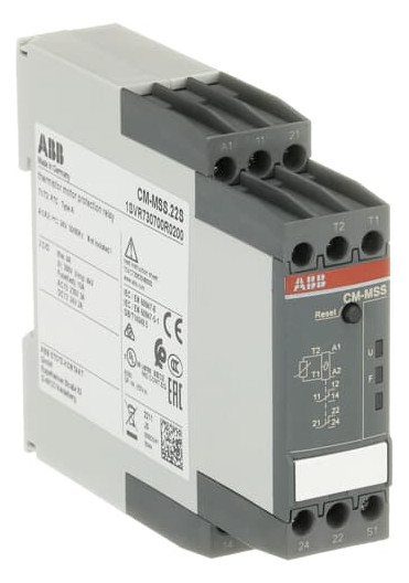 1St. ABB CM-MSS.22S Thermistor-Motorschutzrelais 2We, 24VAC/DC 1SVR730700R0200