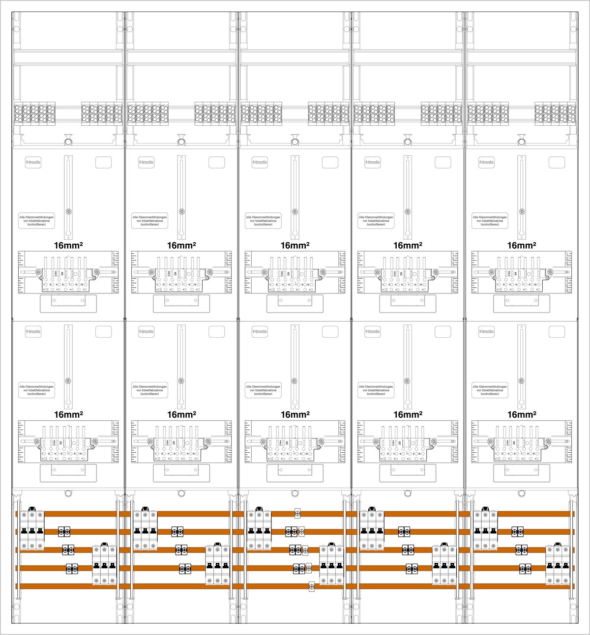 1St. F-Tronic ZL455-3-L116-40 ZL455-3-L116-40 - 10Z, mit ABB Vorautomaten 7199086