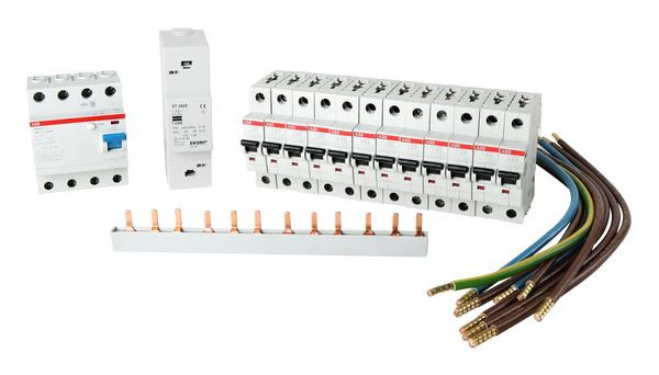 1St. F-Tronic VB-Set VB-Set, 12x LS B16A1pol,1xFi40/0,03A, Klingeltr. 7110033