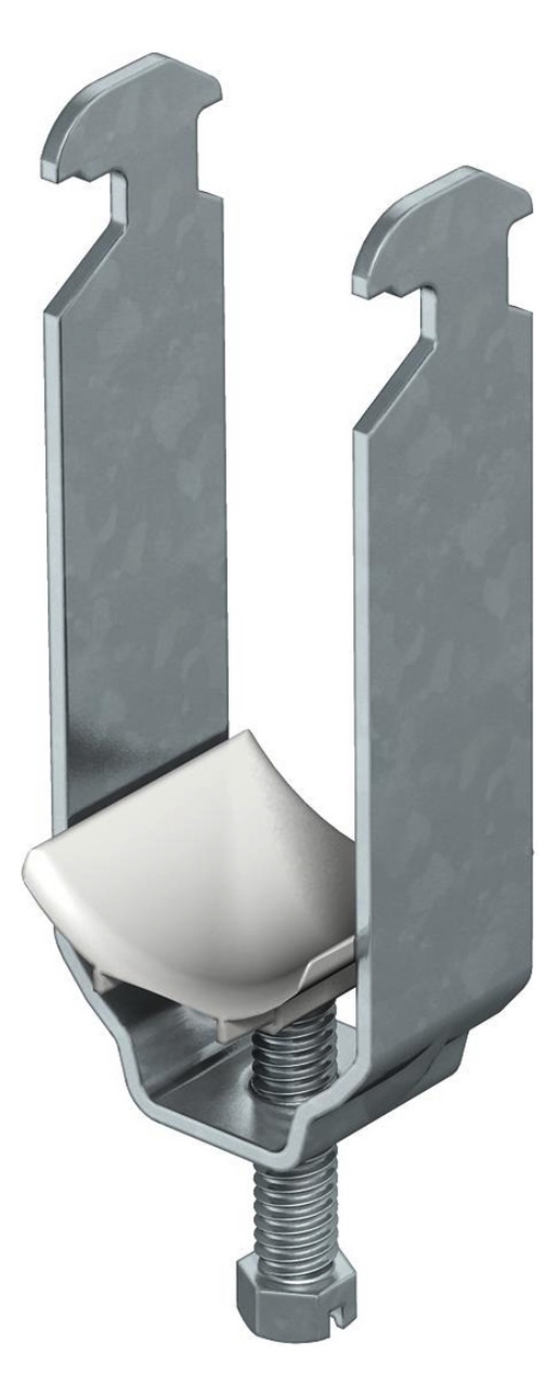 1St. OBO Bettermann 2056 2 40 FT Bügelschelle 2-fach 34-40mm