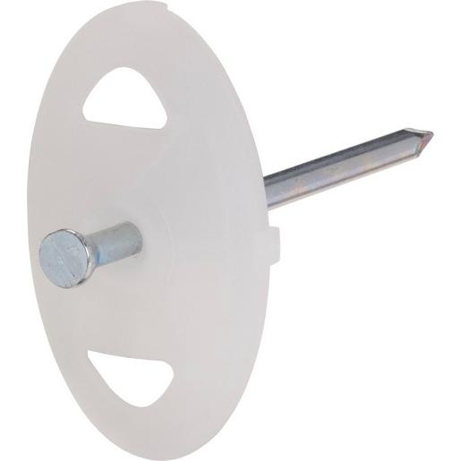 100St. NNSL30L60.01 Nagelscheibe oval mit Nagel 3,0x 60 mm