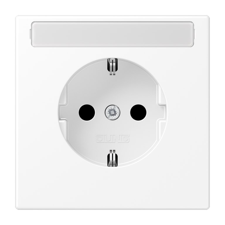 1St. Jung LS1520NAWWM SCHUKO Steckdose m. Schriftf. 1St. Jung LS1520NAWWM SCHUKO Steckdose m. Schriftf.