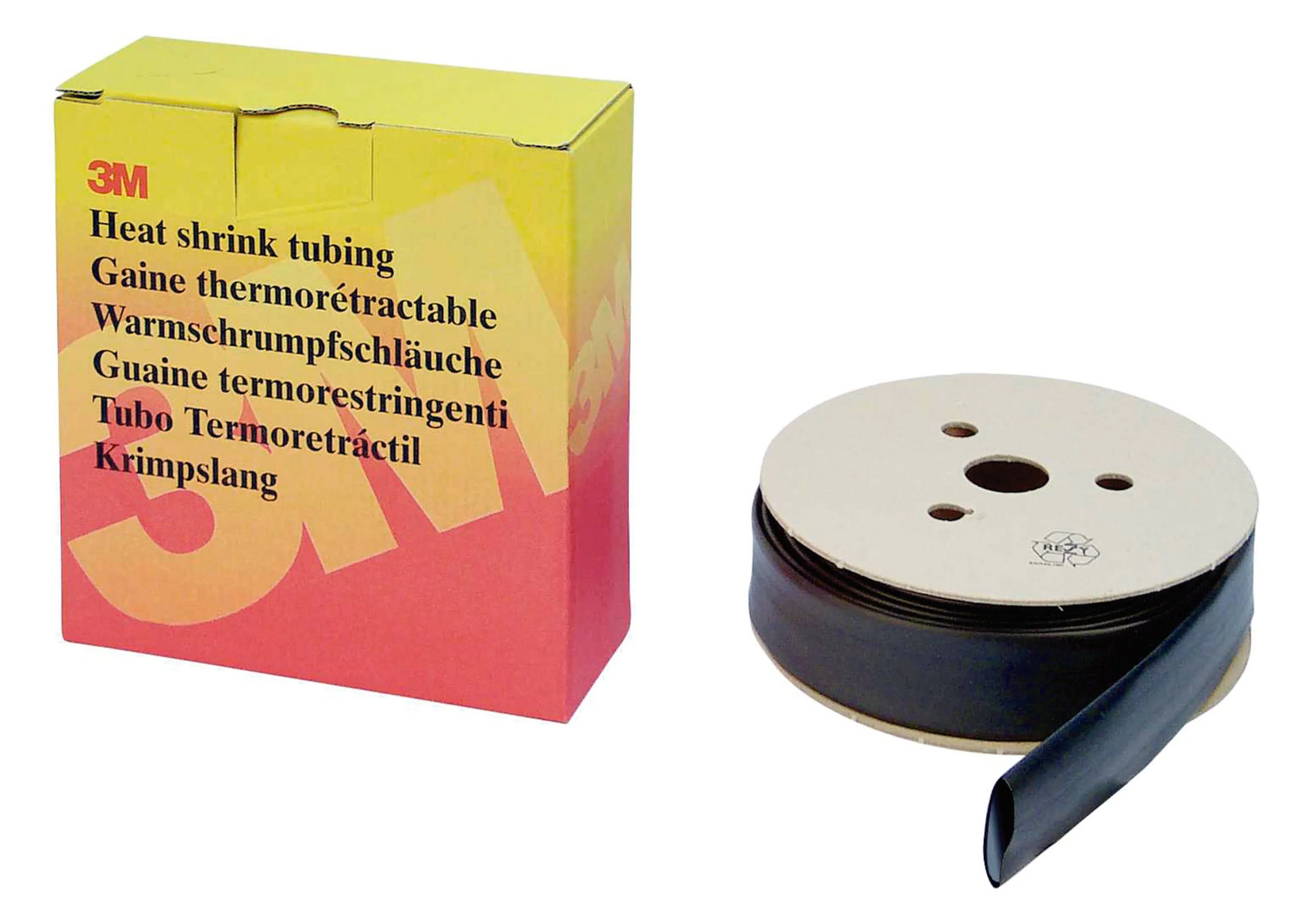 3m 3M HSR 25,4/12,7 bk Warmschrumpfschl., dünnwandig, o. Schmelzkleber, 25,4/12,7mm 2:1, schwarz TE100034905 HSR25,412,7