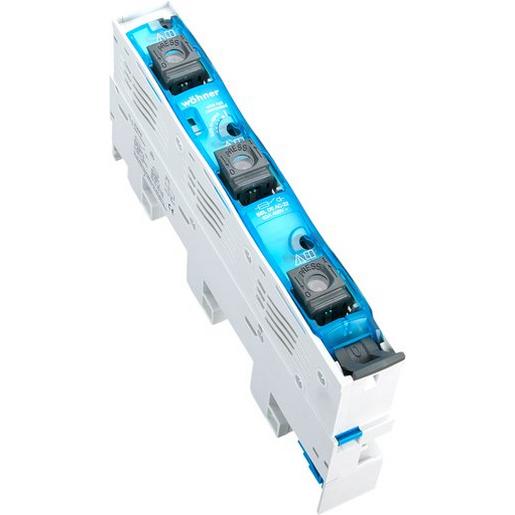 1St. Wöhner 31575 D0-Reiter-Lasttrennschalter mit Sicherungen, für 3-poliges System für D01 und D02-Sicherungen, mit LED 1St. Wöhner 31575 D0-Reiter-Lasttrennschalter mit Sicherungen, für 3-poliges System für D01 und D02-Sicherungen, mit LED