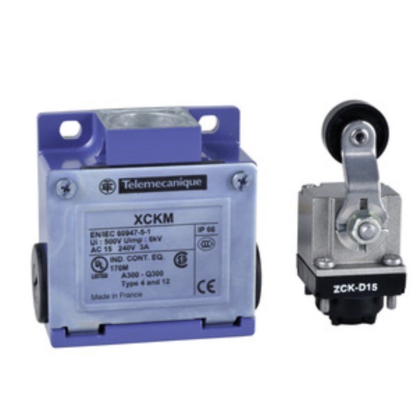 1St. Schneider Electric XCKM115 XCKM Pos.sch. Rollenh. Kunstst.r., 1Ö+1S, Sprungfunktion, Pg 11