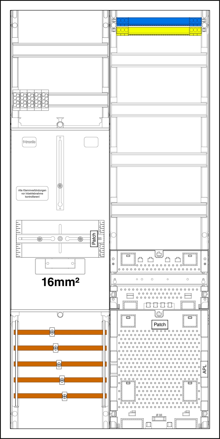 1St. F-Tronic 3HZ721APZRFZ-16 3HZ721APZRFZ-16, 1 ZP 16mm², 1 VAPZRFZ inkl. APL, 2 PPV, 1 PL100 7190206