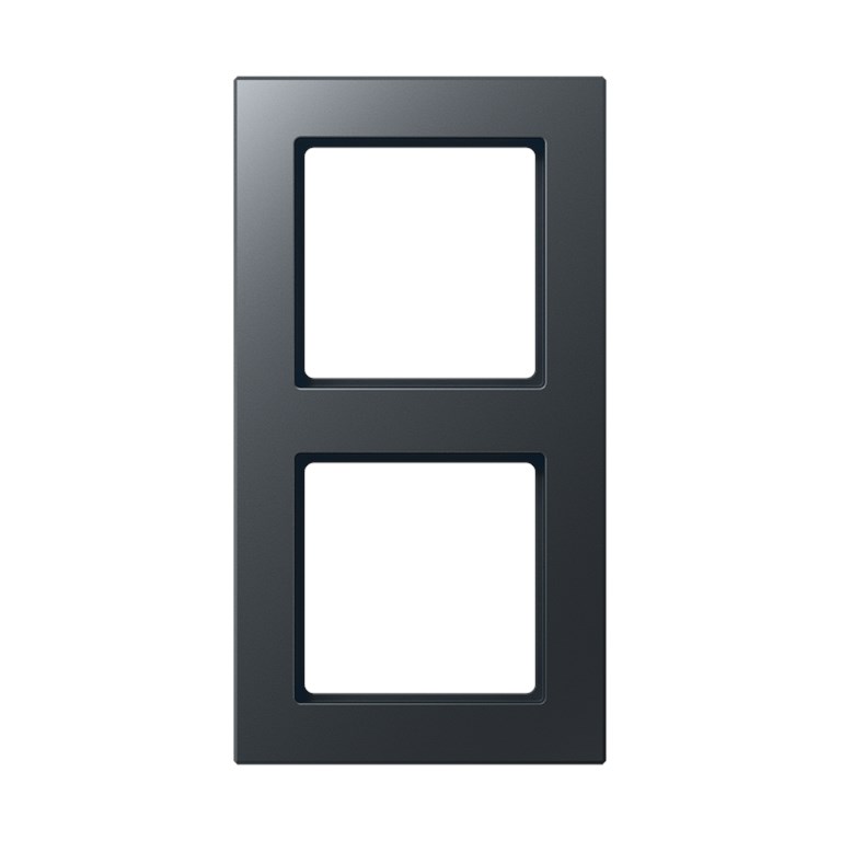 1St. Jung AC582BFANM Rahmen 2fach bruchsicher für waagerechte und senkrechte Kombination AC 582 BF ANM