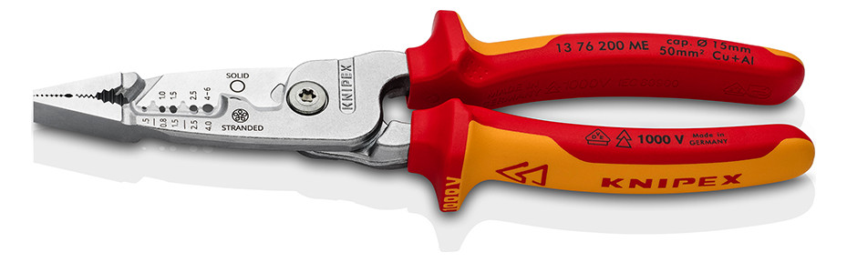 1St. PRIMIUM 13 76 200 ME Multifunktions-Elektrikerzange - VDE gep