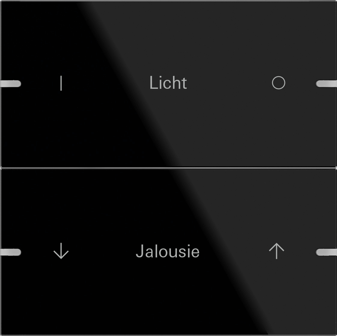 1St. Gira 503205 Wippenset 2f indiv. Tastsens.4 TS4 G Schwarz