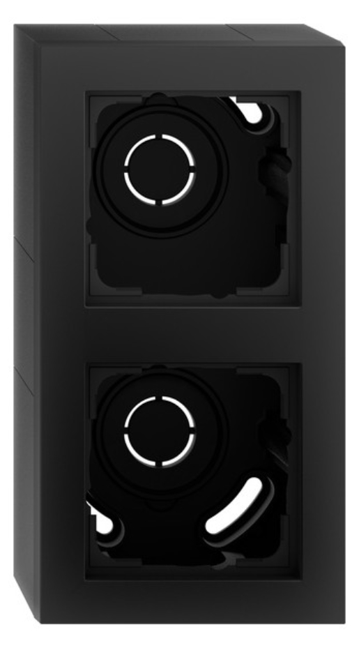 1St. Gira AP-Gehäuse 2f +Rahmen Gira 106209 E2