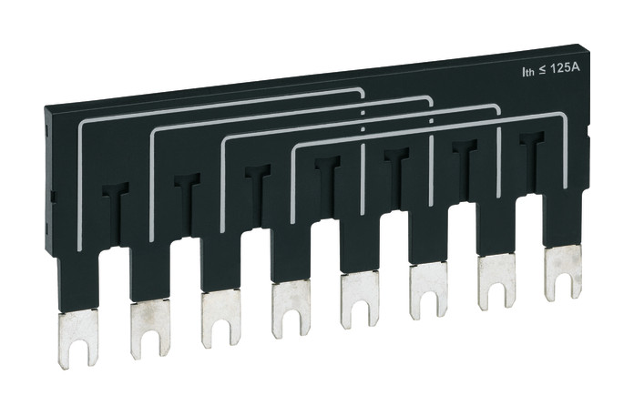1St. Hager HZI400 Überbrückungsschiene 2x4P 63-125A