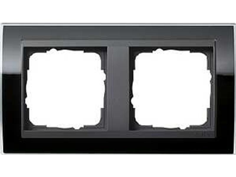 1St. Gira 0212738 Rahmen 2fach für Anthrazit Gira Event Klar Schwarz 1St. Gira 0212738 Rahmen 2fach für Anthrazit Gira Event Klar Schwarz