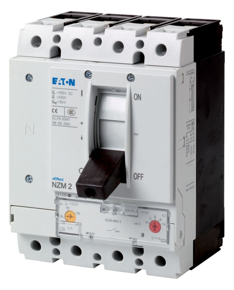 1St. Eaton NZMN2-4-A250-BT 147395 Leistungss. 4p Anlagen/Kabelschut