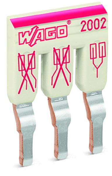 25St. Wago 2002-472 Schachtelbrücker 2-fach Nennstrom 25A isoliert lichtgrau 2002472