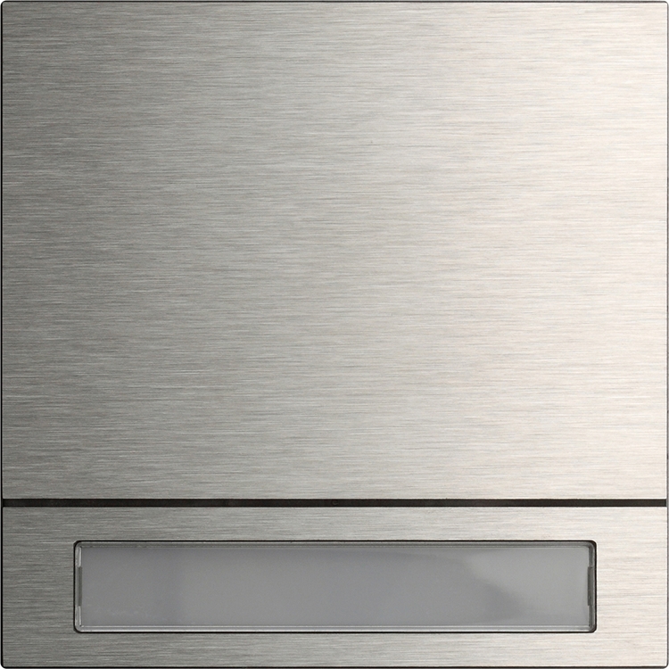 1St. Gira 5531914 Ruftastenmodul 1f System 106 Edelstahl V4A