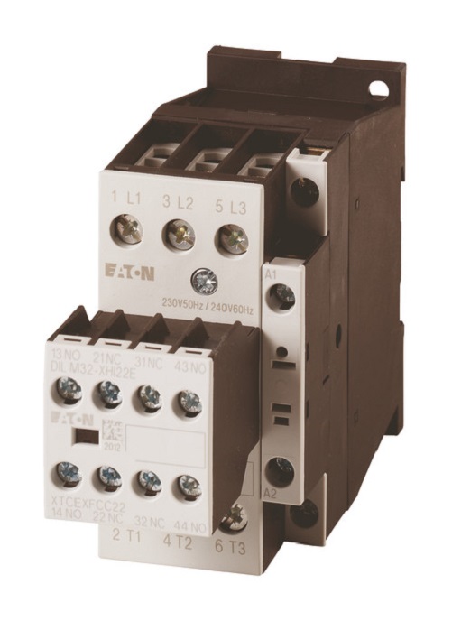 1St. Eaton 106366, DILM32-22(230V50HZ,2 Leistungsschütz, 3-polig + 2 Schließer, DILM3222230V50HZ
