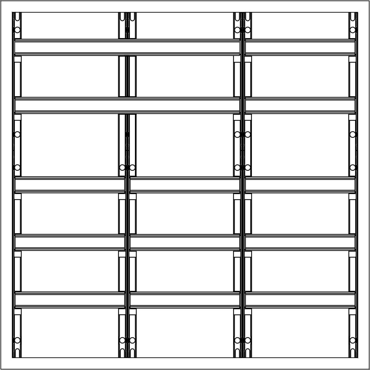 1St. F-Tronic FV3-5-RK AP Feldverteiler FV3-5-RK, 3-feldrig, 5r, Reihenklemmen, 800x800x165mm 7110707
