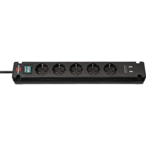 1St. Brennenstuhl 1150660315 Bremounta Steckdosenleiste mit USB-Ladef