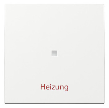 1St. Gira 367803 Wippe Kontrollfenster + Heizung Ein/Aus reinweiß glänzend