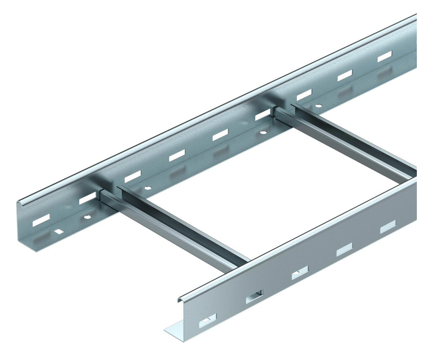 3m BETTERMANN LG 640 VS 3 FS Kabelleiter gelocht, mit VS Sprosse 60x4 (64,03EUR/m)