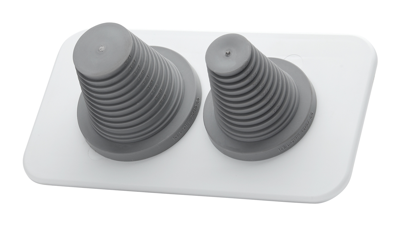 1St. F-Tronic ZSKEFM63M75 Kabeleinführungsflansch M63M75, ZSKEFM63M75 7110673