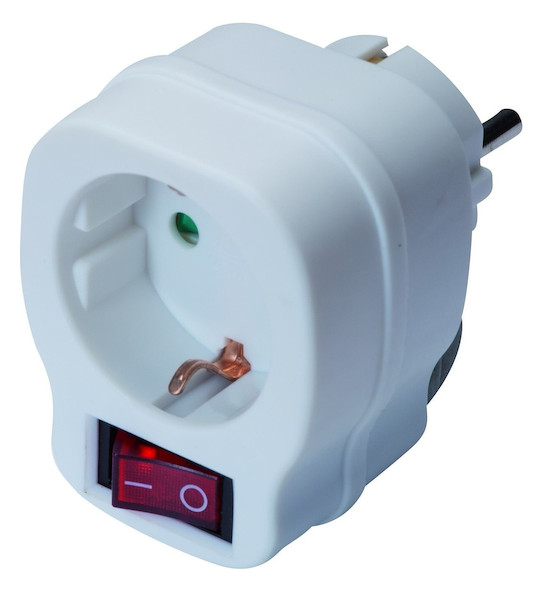 1St. Protec.class PSSSW Steckdosenschalter weiss