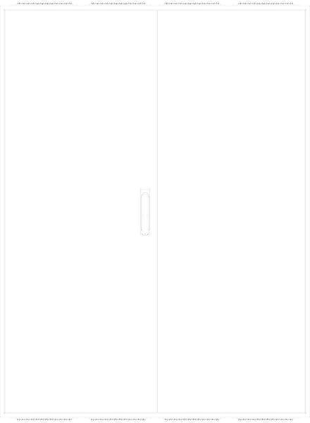 1St. F-Tronic ZF144 Leergehäuse ZF144, IP54, H=1400mm, B=1050mm 7120539