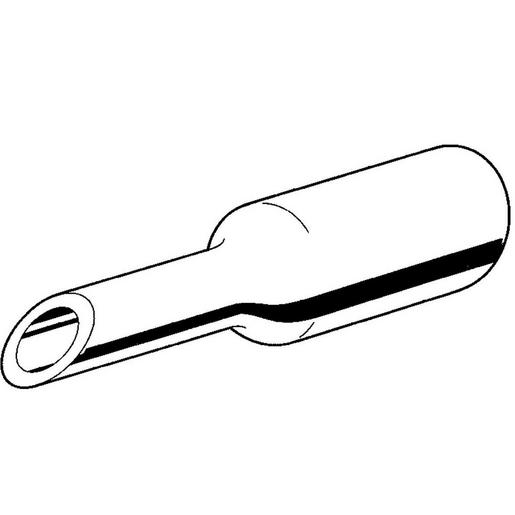 1St. NSSLMWK38.1BL.01 Schrumpfschlauch mittelwandig-Kleber 3:1