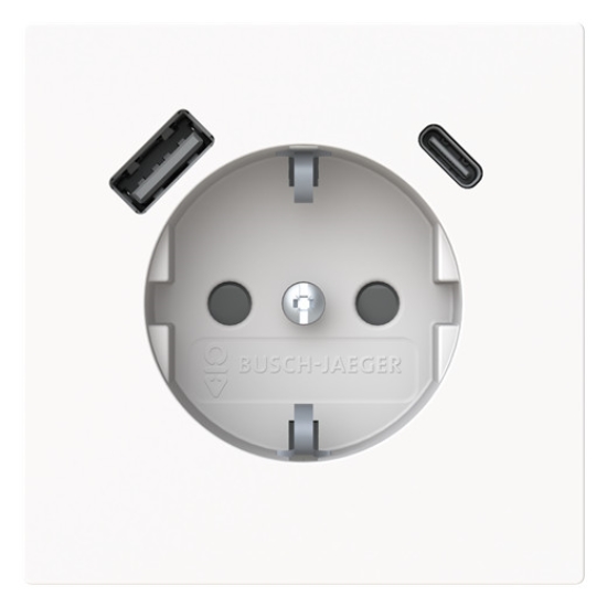 1St. Busch-Jaeger 20 EUCB2USBAC-44M SCHUKO-/USB-A+C Steckdose Safety+