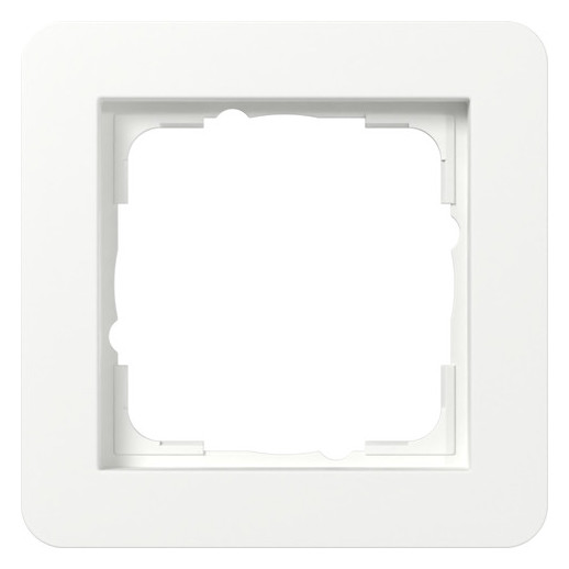 1St. Gira 0211151 Abdeckrahmen 1f Gira E1 Reinweiß m