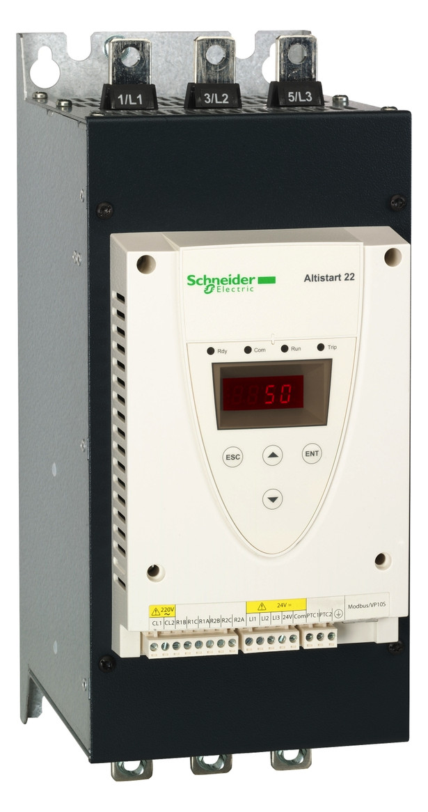 1St. Schneider Electric ATS22C14S6U Sanftanlasser, ATS22, Steuerspannung 115V, Bemessungsstrom 140A 600V
