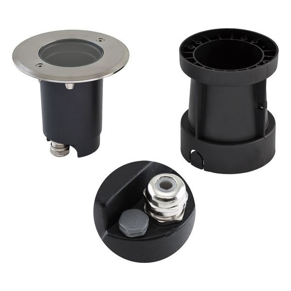 1St. EVN 679235EV Schwenkbare Bodeneinbauleuchte