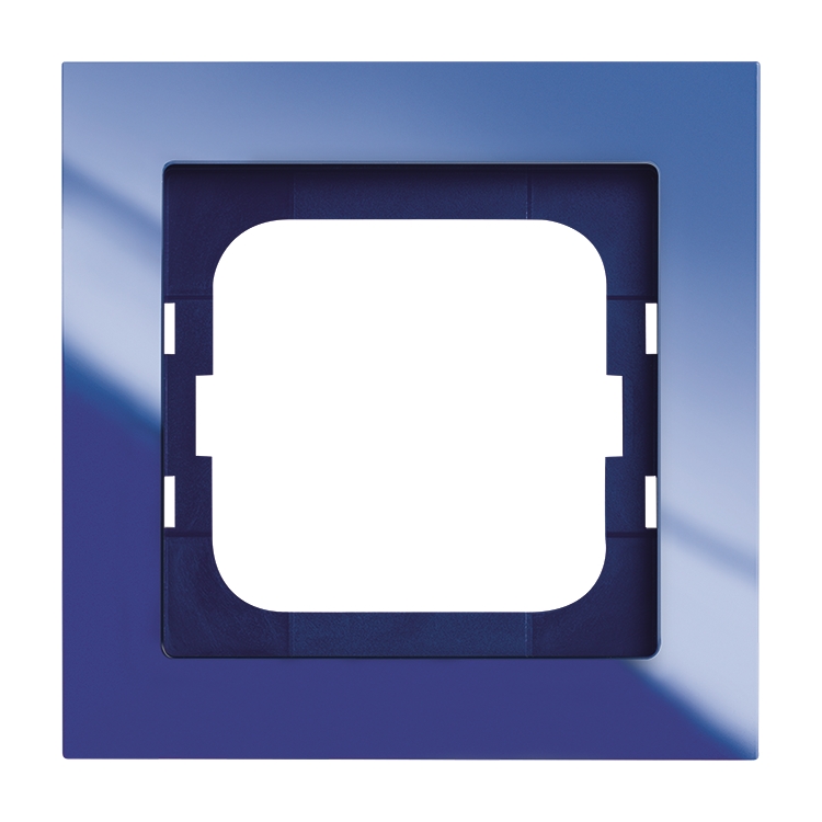 1St. Busch-Jaeger 1721-288 1-fach Rahmen Busch-axcent blau...