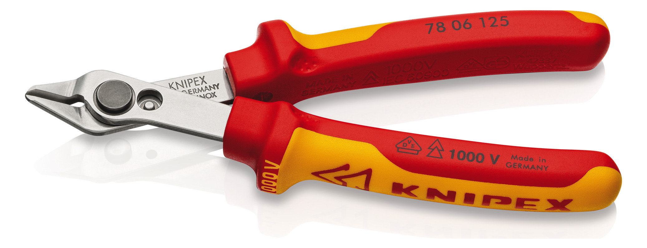 1St. Knipex 0308409 VDE Electronic SuperKnips - INOX 78 06 125 1St. Knipex 0308409 VDE Electronic SuperKnips - INOX 78 06 125