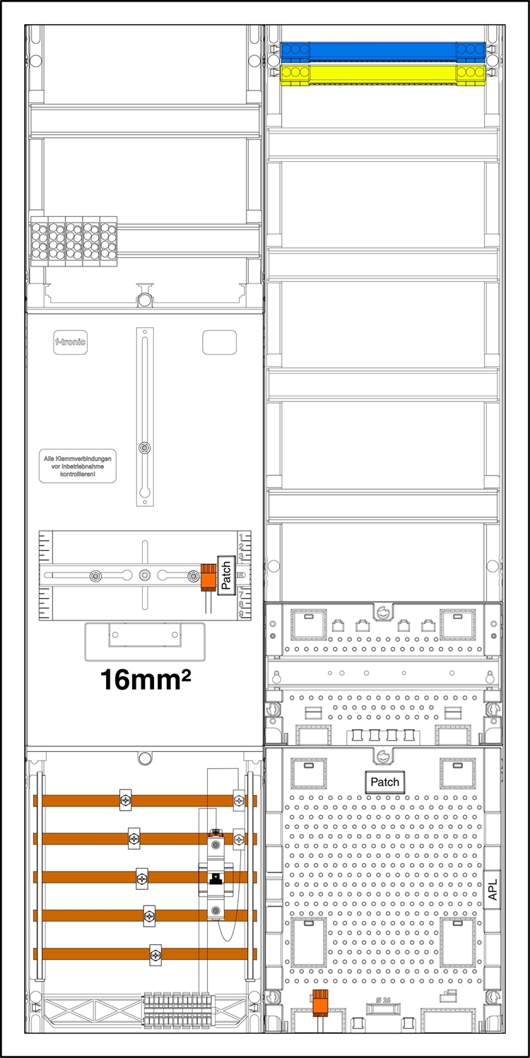 1St. F-Tronic 3HZ721APZRFZB10-16 3HZ721APZRFZB10-16,1 ZP 16mm², 1 VAPZRFZ inkl. APL, SPVGB10, 2 PPV, 1 PL100 7190224