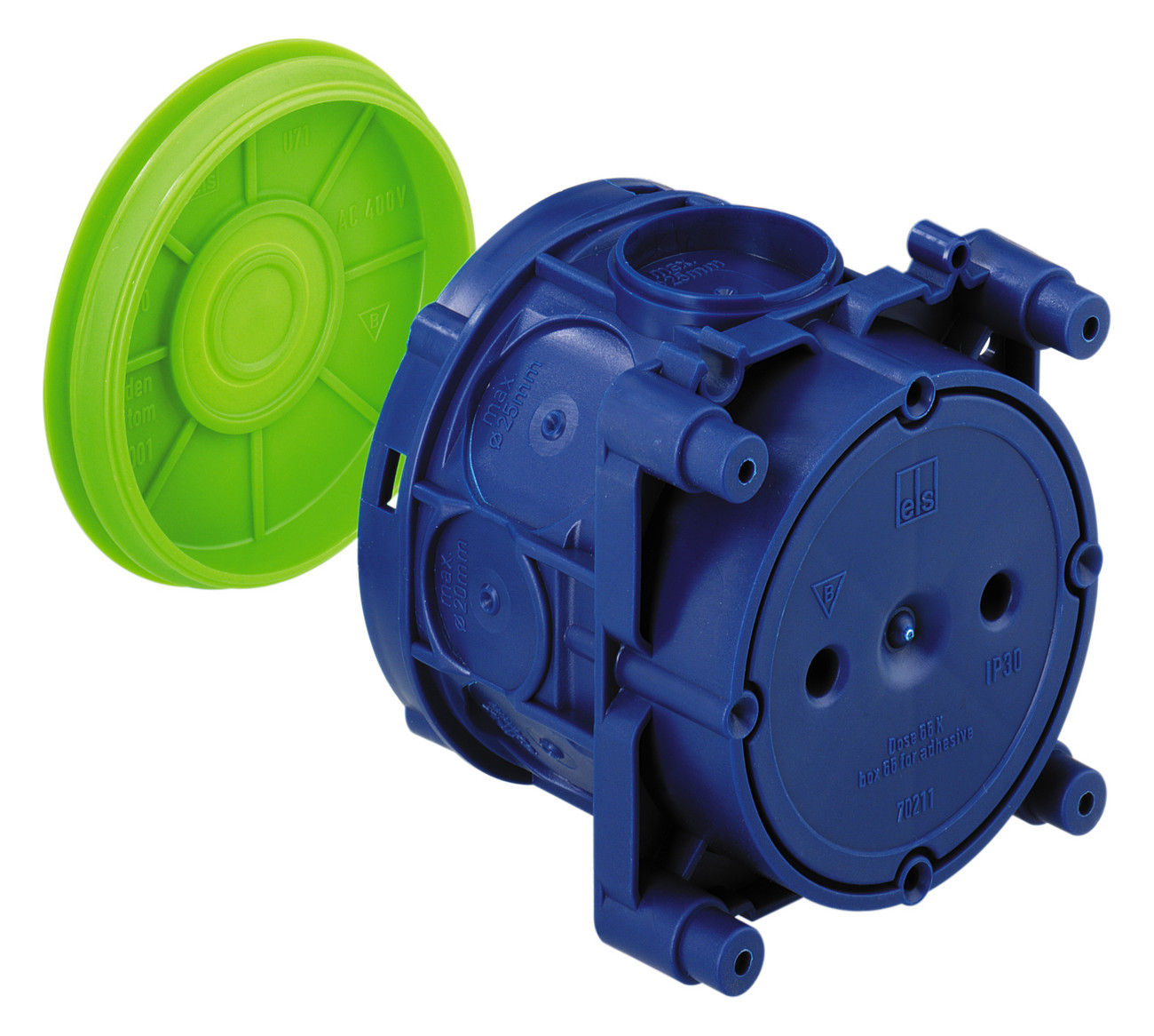 1St. Spelsberg 97176501 Geräte-Verbindungsdose U 71 K GVD-2 1St. Spelsberg 97176501 Geräte-Verbindungsdose U 71 K GVD-2