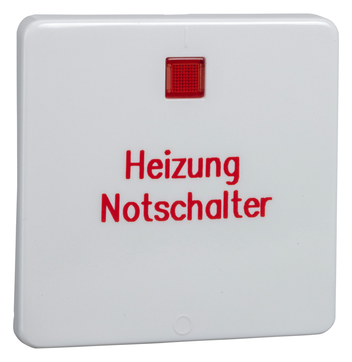 1St. Elso 213224 Wippe 2polig bedruckt Heizung Kennzeichnung erhaben FASHION/RIVA/SCALA reinweiß