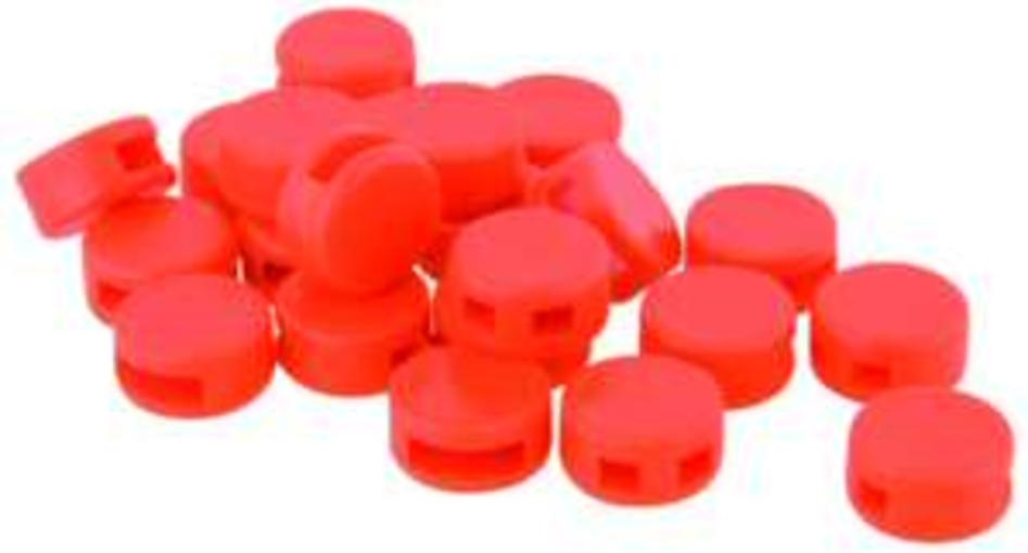 1000St. Protec.class PKPO1000 Kunststoffplomben orange 8mm