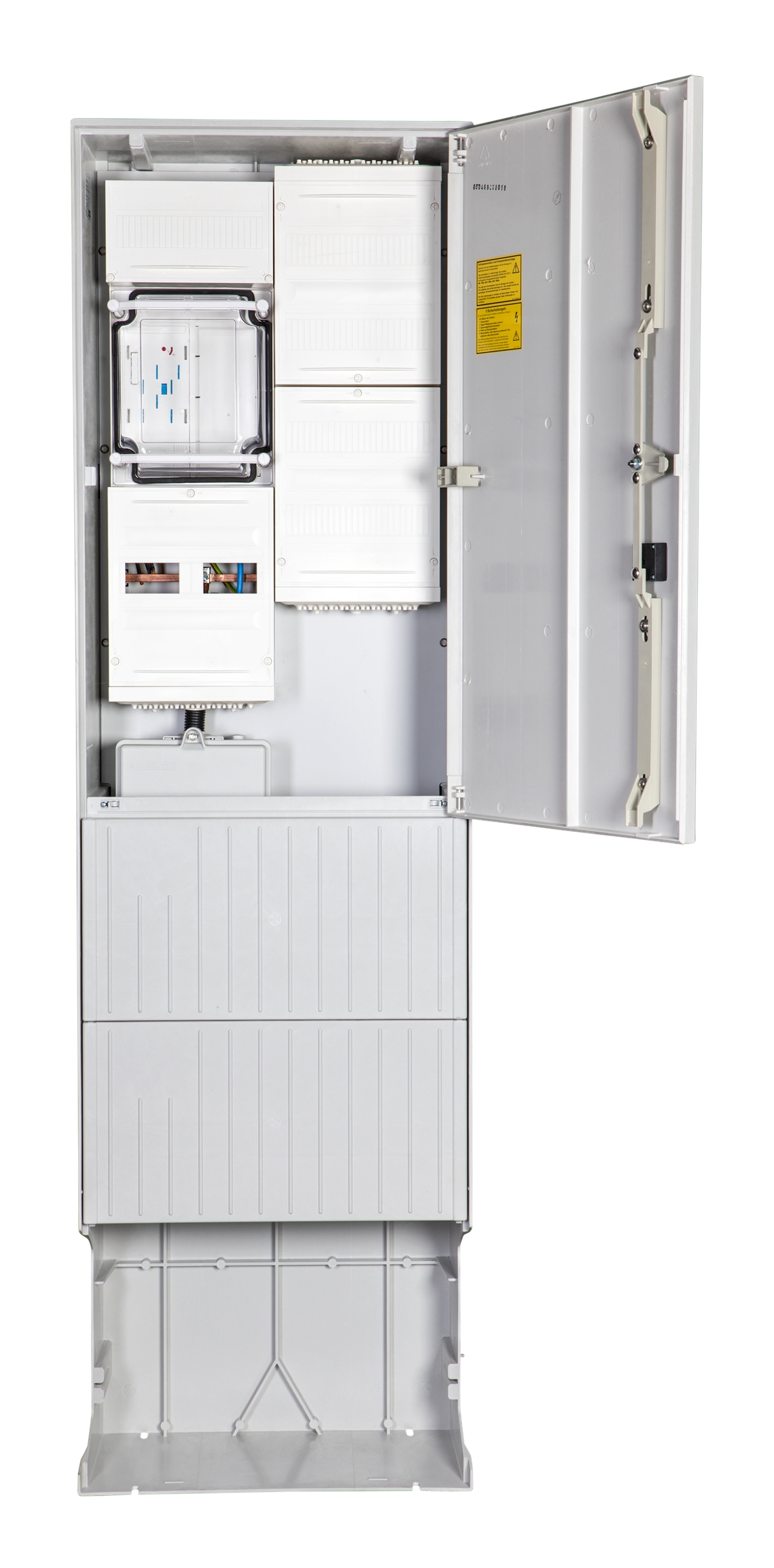 1St. F-Tronic ZSA202-2-eHZ-APZ-HAK Zähleranschlusssäule 2-feldrig, H=2010mm, eHZ, Haube geschl., ZSA202-2-eHZ-APZ-HAK-HG 7160134