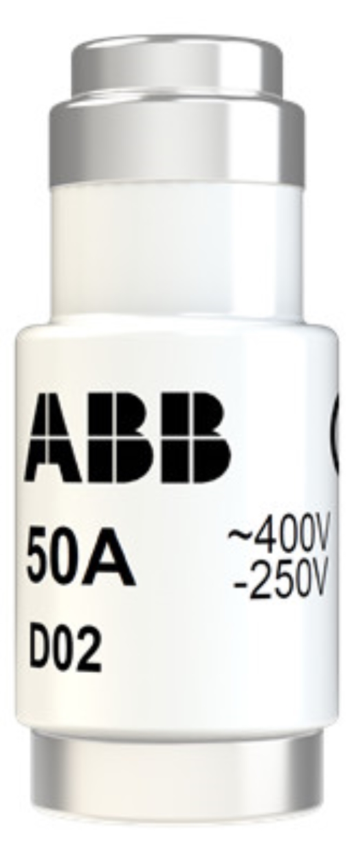 1St. ABB D02X50GL D02 Schmelzeinsatz 50A, gL GMN 977120P0020