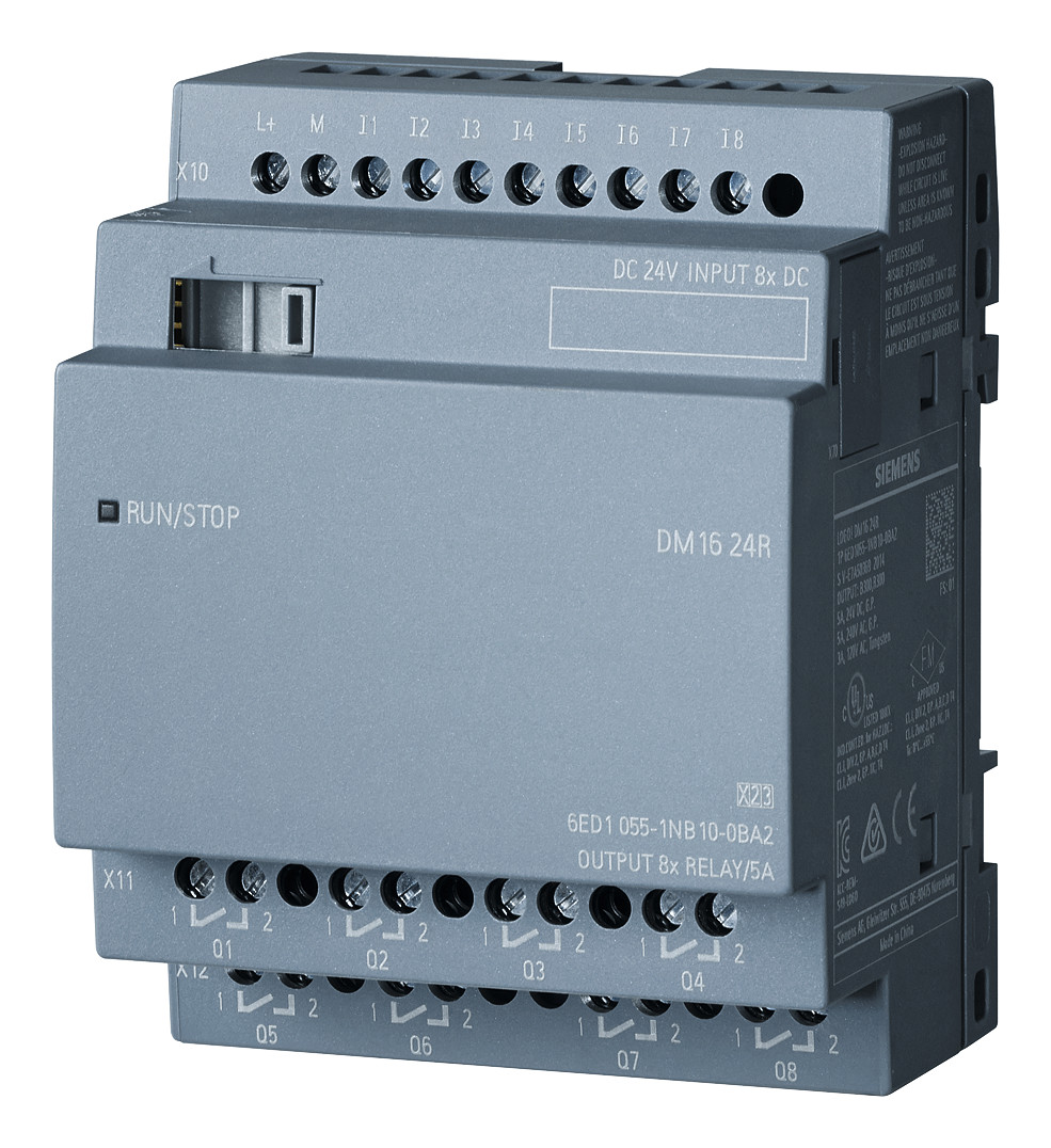 1St. Siemens 6ED1055-1NB10-0BA2 LOGO! DM16 24R für LOGO! 8