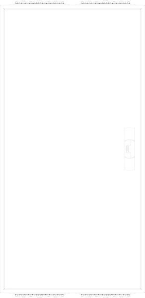 1St. F-Tronic ZA112 Leergehäuse ZA112, IP31/IP43, H=1100mm, B=550mm 7120507