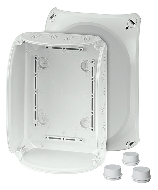 1St. Hensel DK 1600 G Kabelabzweigkasten bis 16 qmm 3phasig, 25 qmm 1phasig, ohne Klemme 62000012 DK1600G