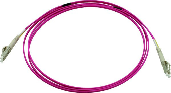 1St. EFB Patchkabel Duplex Jumper LC-LC O0319.5 50/125 5m OM4 LSZH violett