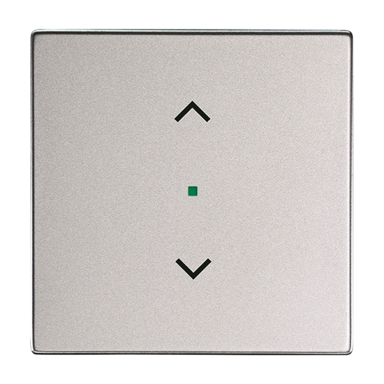 1St. Busch-Jaeger 6232-10-83 Wippe, 1-fach, mit Symbol Jalousie Busch-free@home alusilber