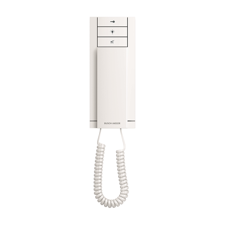 1St. Busch-Jaeger 83205 AP-624 Innenstation Audio mit Hörer Busch-WElcome (2-Draht-System) studioweiß matt...