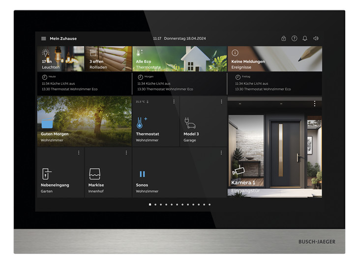1St. Busch-Jaeger H8237-5B-03 IP Touch 10, LAN/LAN, schwarz schwarz 2TMA130050B0060